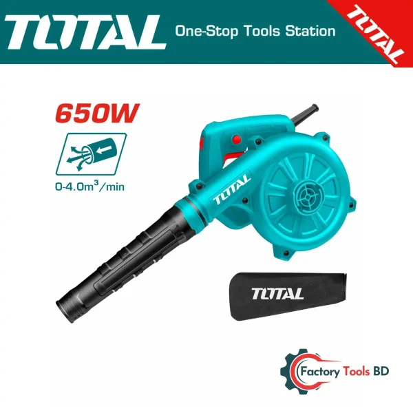 Industrial Aspirator Blower (TB6036)  | 650W, 16,000 RPM, 4.0m³/min Airflow – Variable Speed & Dust Bag Included