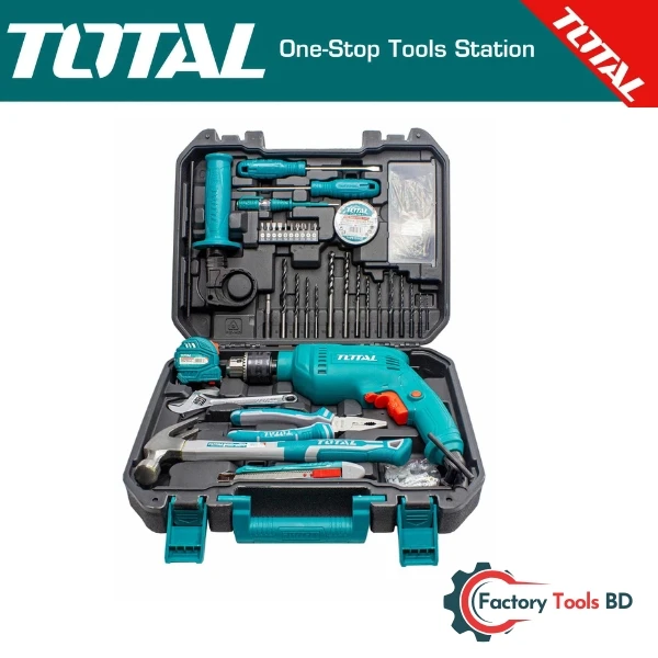 TOTAL 115-Piece Professional Tool Set - THKTHP1152